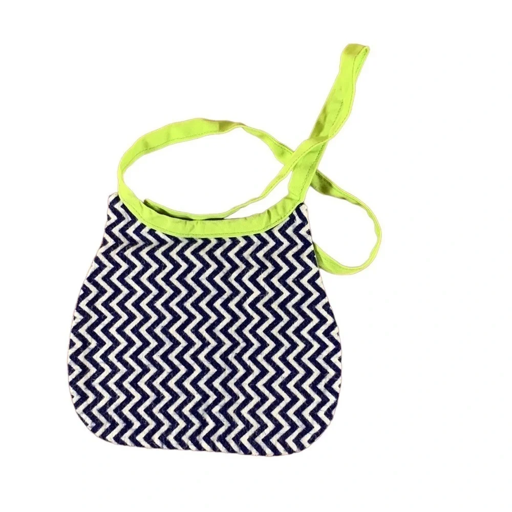 Cotton Drool Bibs - Set of 3 - Handmade - 8